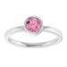 Bezel-Set Solitaire Ring