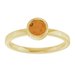 Bezel-Set Solitaire Ring