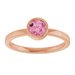 Bezel-Set Solitaire Ring