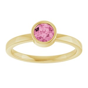 Bezel-Set Solitaire Ring
