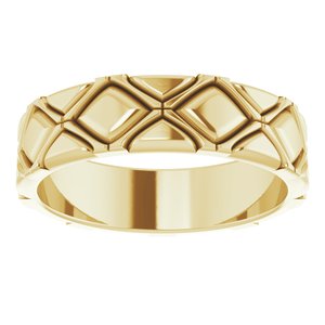 X-Patterned Quilted Band