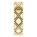 X-Patterned Quilted Band