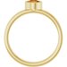Bezel-Set Solitaire Ring