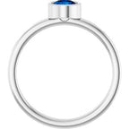 Bezel-Set Solitaire Ring