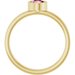 Bezel-Set Solitaire Ring