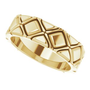 X-Patterned Quilted Band