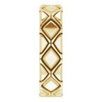 X-Patterned Quilted Band