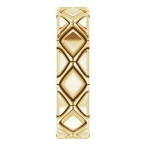 X-Patterned Quilted Band