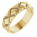 X-Patterned Quilted Band