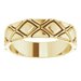 X-Patterned Quilted Band