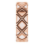 X-Patterned Quilted Band