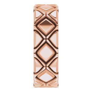 X-Patterned Quilted Band