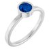 Bezel-Set Solitaire Ring
