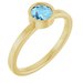 Bezel-Set Solitaire Ring