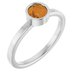 Bezel-Set Solitaire Ring