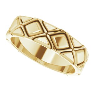 X-Patterned Quilted Band