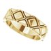 X-Patterned Quilted Band