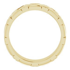 X-Patterned Quilted Band