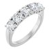 Sculptural Five-Stone Anniversary Band