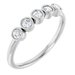 Five-Stone Bezel-Set Ring