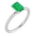 Rope Solitaire Ring