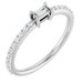 Accented Stackable Ring