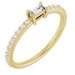 Accented Stackable Ring