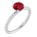 Rope Solitaire Ring