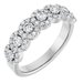 Seven-Stone Halo-Style Anniversary Band