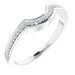 Baguette Accented Engagement Ring or Band