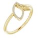 Double Leaf Ring