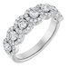 Seven-Stone Halo-Style Anniversary Band