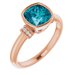 Bezel-Set Accented Ring