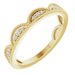 Accented Stackable Crown Ring