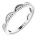 Accented Stackable Crown Ring
