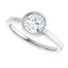 Bezel-Set Solitaire Ring