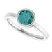 Bezel-Set Solitaire Ring