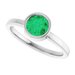 Bezel-Set Solitaire Ring