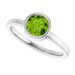 Bezel-Set Solitaire Ring