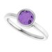 Bezel-Set Solitaire Ring