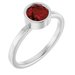 Bezel-Set Solitaire Ring