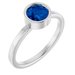 Bezel-Set Solitaire Ring