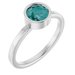 Bezel-Set Solitaire Ring