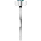 Bezel-Set Solitaire Ring