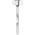 Bezel-Set Solitaire Ring
