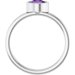 Bezel-Set Solitaire Ring