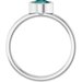 Bezel-Set Solitaire Ring