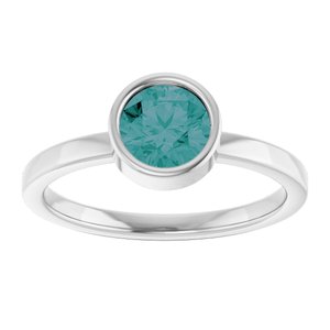 Bezel-Set Solitaire Ring