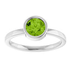 Bezel-Set Solitaire Ring