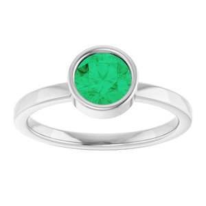 Bezel-Set Solitaire Ring
